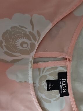 a.n.a Pink & Cream Floral Sleeveless Chemise